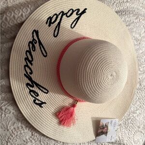 Beach Hat- “Hola Beaches”
